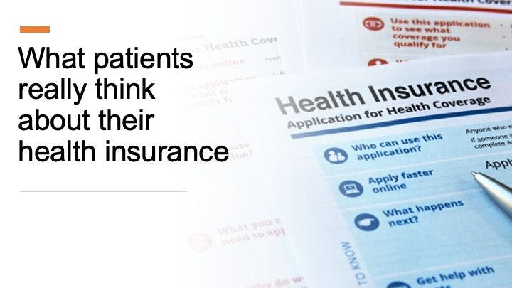 What patients really think about their health insurance