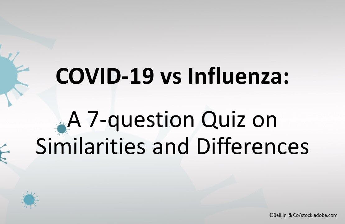 COVID-19 vs. influenza