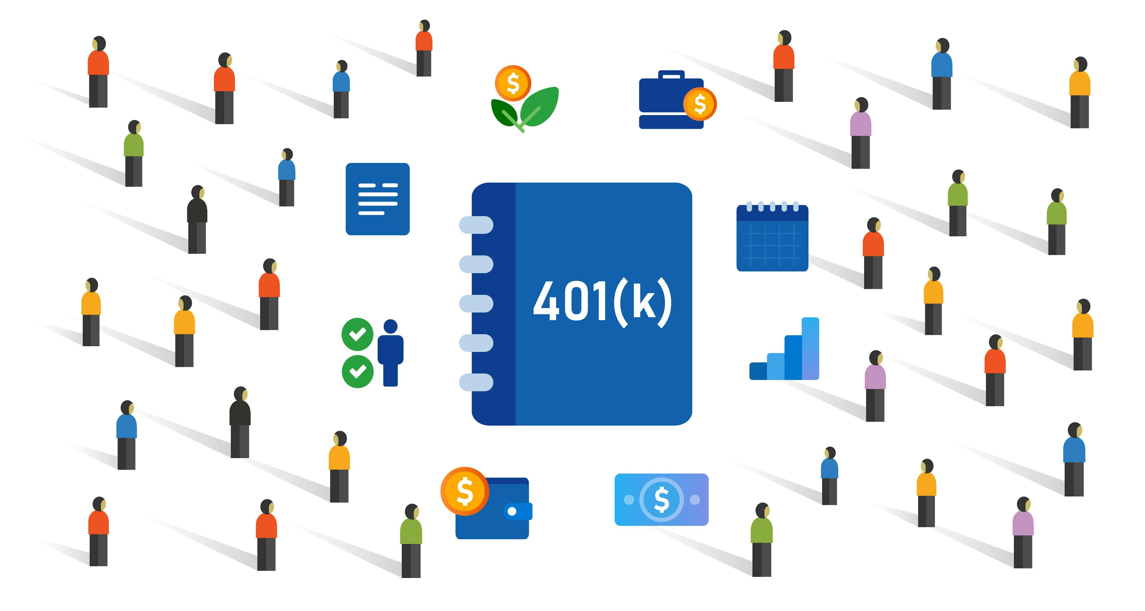 401(k) folder graphic