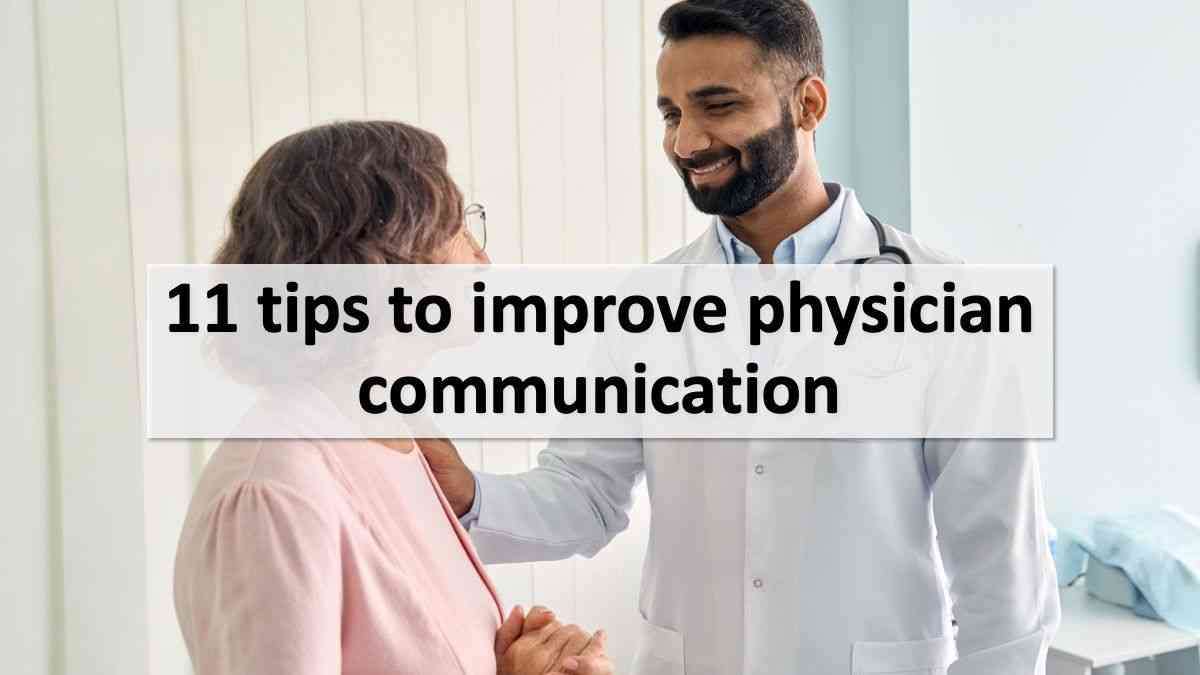 11 tips to improve physician communication