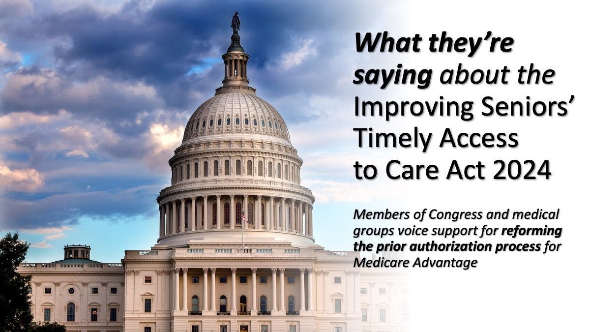 Prior authorization reform legislation – what supporters are saying