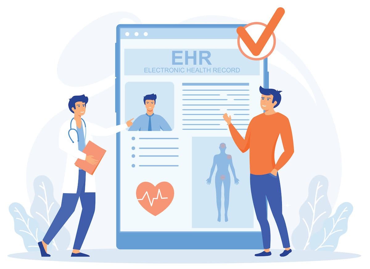 ehr physician patient illustration: © Alwie99d - stock.adobe.com