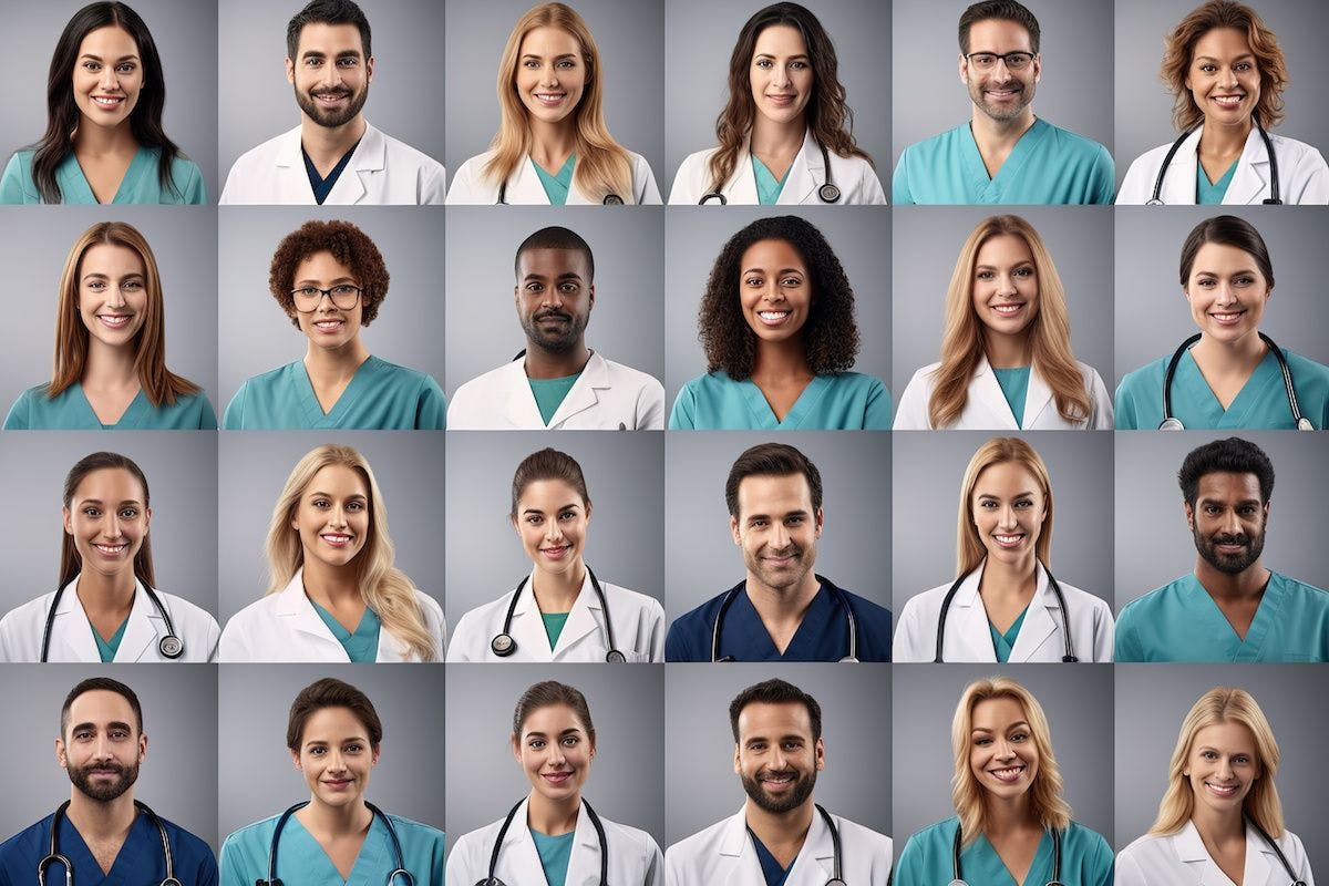 ai illustration of diverse doctors: © FutureStock - stock.adobe.com