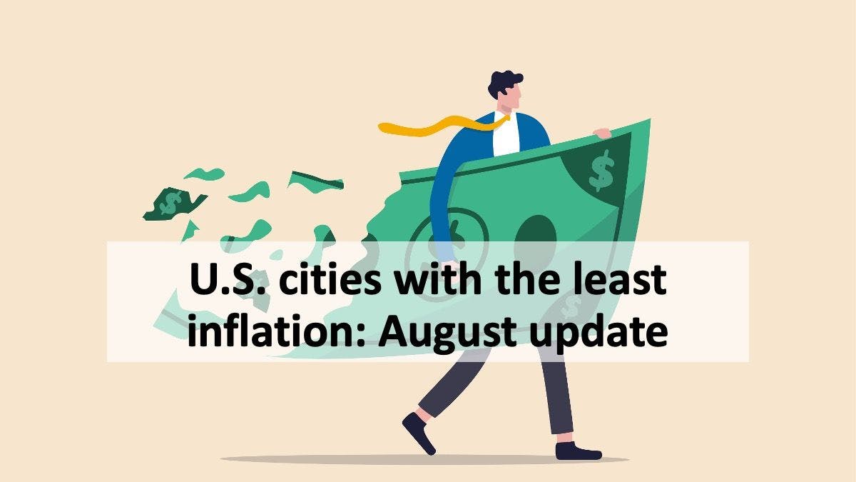 U.S. cities with the least inflation: August update | © Nuthawut - stock.adobe.com