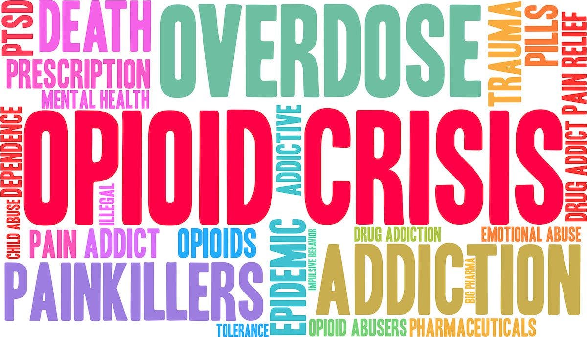 opioid crisis word cloud © arloo - stock.adobe.com