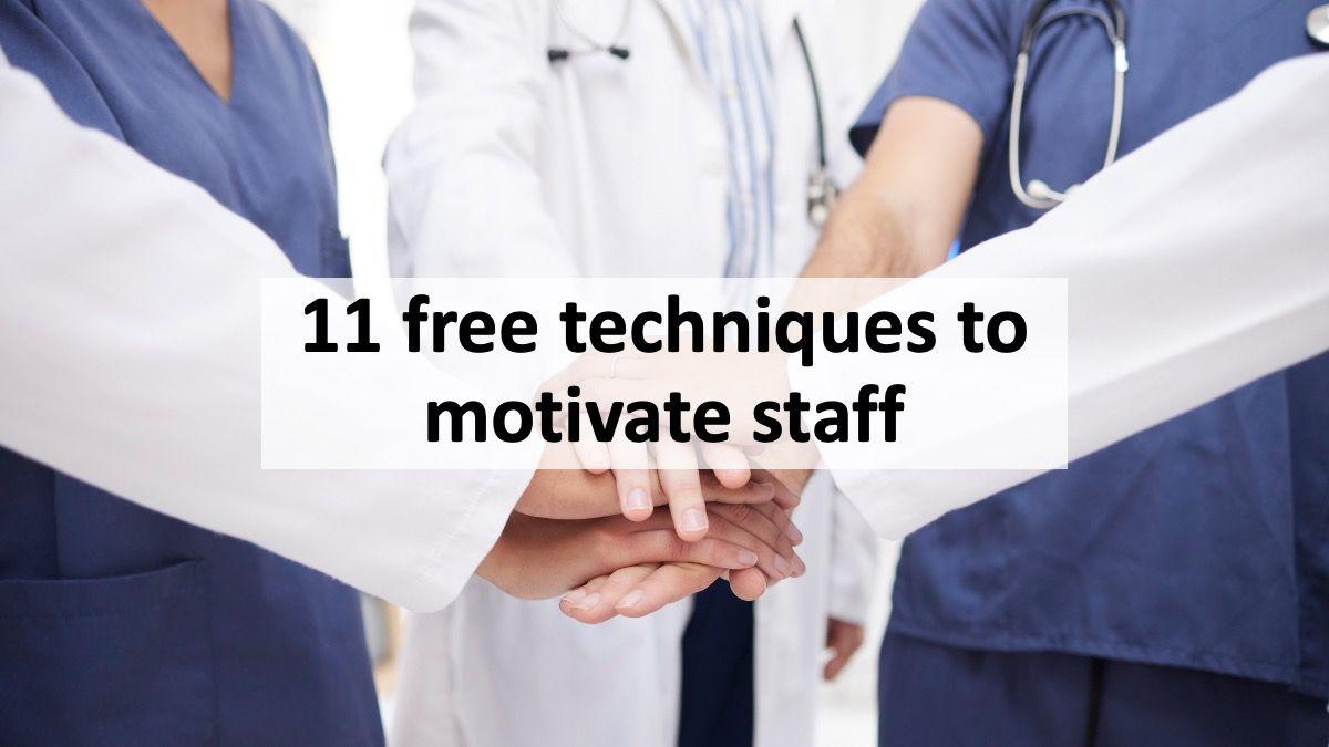 11 free techniques to motivate staff | © Ilzer/peopleimages.com - stock.adobe.com